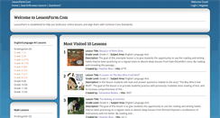 Desktop Screenshot of lessonfarm.com