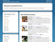 Tablet Screenshot of lessonfarm.com